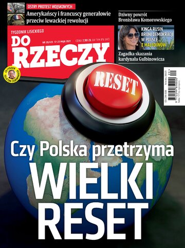 Okładka tygodnika „Do Rzeczy” nr 20/2021 (425)