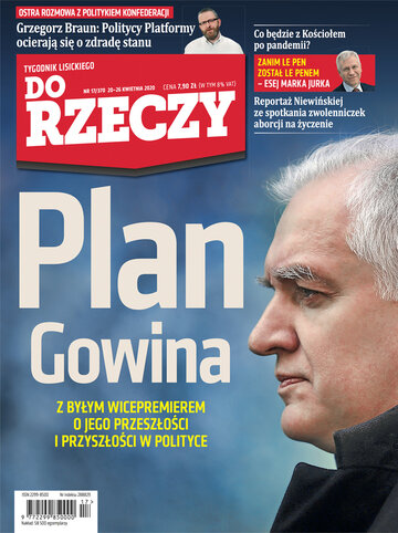 Okładka tygodnika „Do Rzeczy” nr 17/2020 (370)