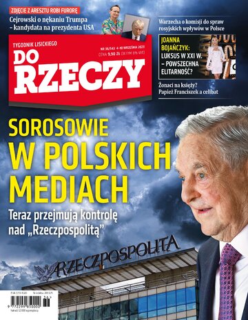 Okładka tygodnika „Do Rzeczy” nr 36/2023 (543)