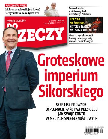 Okładka tygodnika „Do Rzeczy” nr 19/2024 (577)