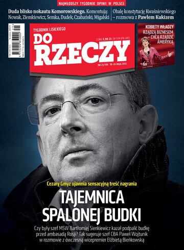 Okładka tygodnika „Do Rzeczy” nr 21/2015 (120)