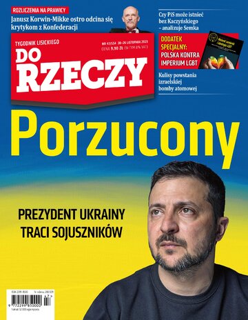 Okładka tygodnika „Do Rzeczy” nr 47/2023 (554)