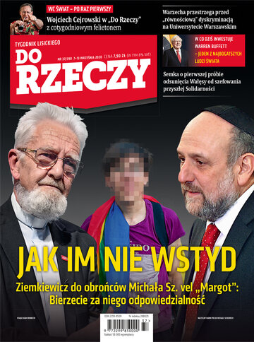 Okładka tygodnika „Do Rzeczy” nr 37/2020 (390)