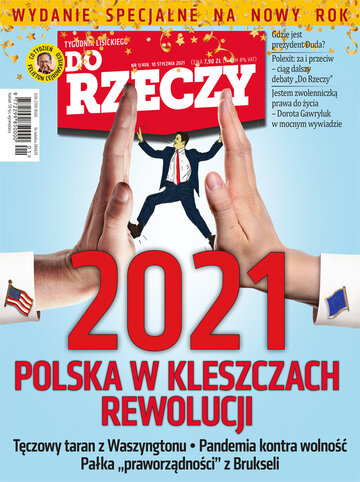 Okładka tygodnika „Do Rzeczy” nr 1/2021 (406)