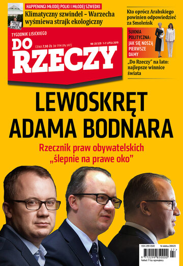 Okładka tygodnika „Do Rzeczy” nr 27/2019 (329)