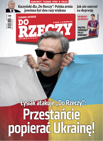 Okładka tygodnika „Do Rzeczy” nr 38/2014 (86)