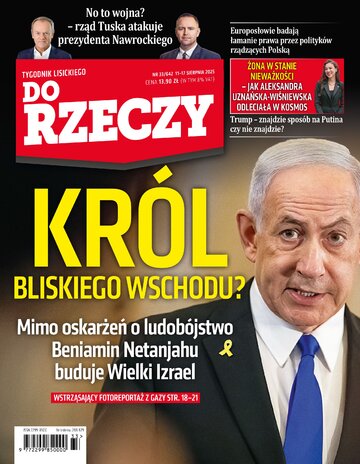 Okładka tygodnika „Do Rzeczy” nr 33/2025 (642)