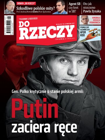 Okładka tygodnika „Do Rzeczy” nr 16/2017 (218)