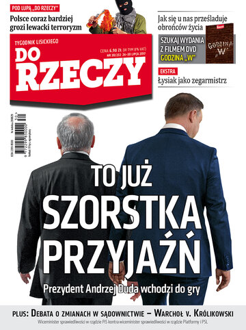 Okładka tygodnika „Do Rzeczy” nr 30/2017 (232)