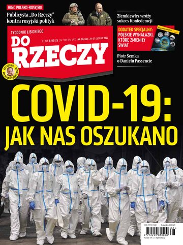 Okładka tygodnika „Do Rzeczy” nr 8/2022 (464)