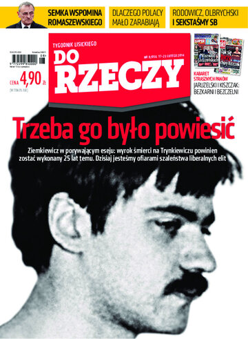 Okładka tygodnika „Do Rzeczy” nr 8/2014 (56)