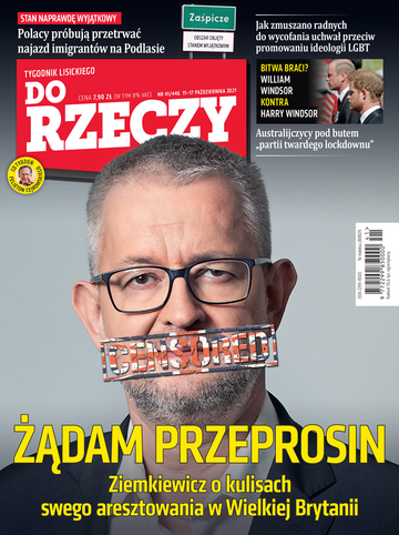 Okładka tygodnika „Do Rzeczy” nr 41/2021 (446)