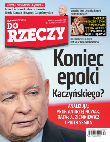 Okładka tygodnika „Do Rzeczy” nr 10/2024 (568)