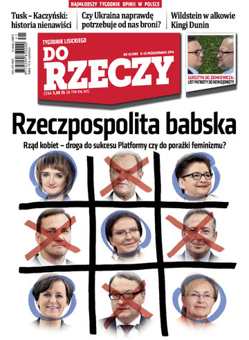 Okładka tygodnika „Do Rzeczy” nr 41/2014 (89)