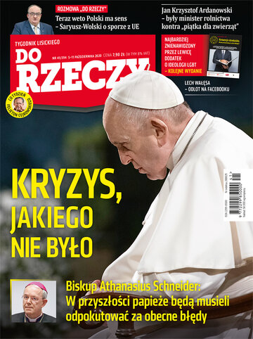 Okładka tygodnika „Do Rzeczy” nr 41/2020 (394)