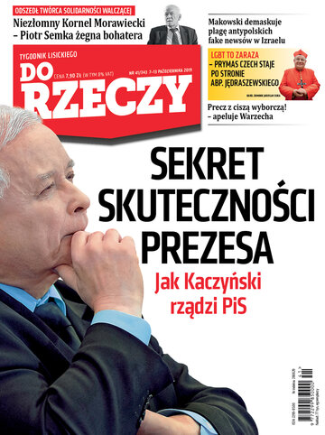 Okładka tygodnika „Do Rzeczy” nr 41/2019 (343)