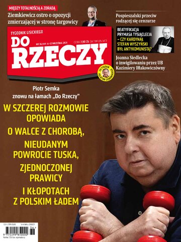 Okładka tygodnika „Do Rzeczy” nr 36/2021 (441)