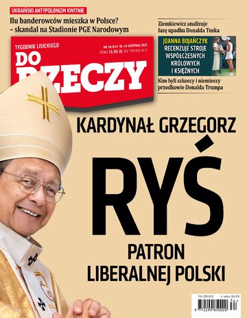 Okładka tygodnika „Do Rzeczy” nr 34/2025 (643)