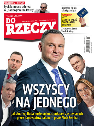 Okładka tygodnika „Do Rzeczy” nr 11/2020 (364)