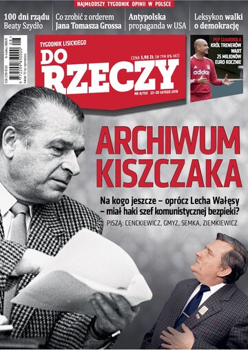 Okładka tygodnika „Do Rzeczy” nr 8/2016 (159)