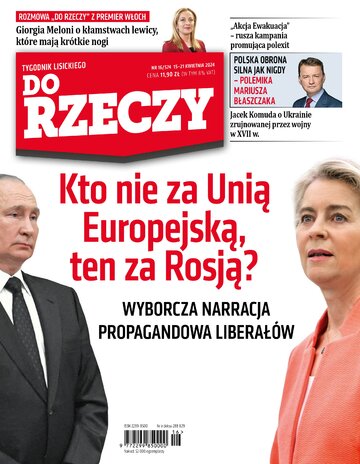 Okładka tygodnika „Do Rzeczy” nr 16/2024 (574)