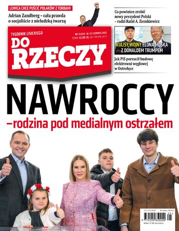 Okładka tygodnika „Do Rzeczy” nr 25/2025 (634)