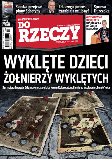 Okładka tygodnika „Do Rzeczy” nr 9/2015 (108)