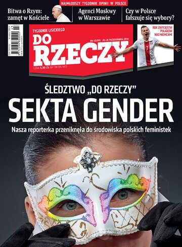 Okładka tygodnika „Do Rzeczy” nr 43/2014 (91)