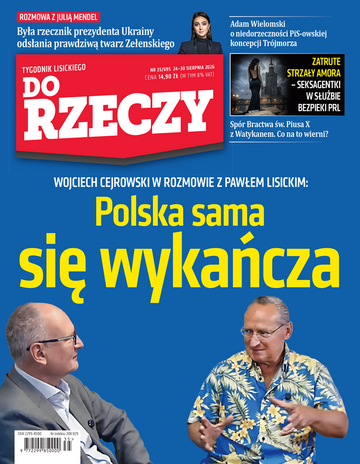 Okładka tygodnika „Do Rzeczy” nr 35/2026 (695)
