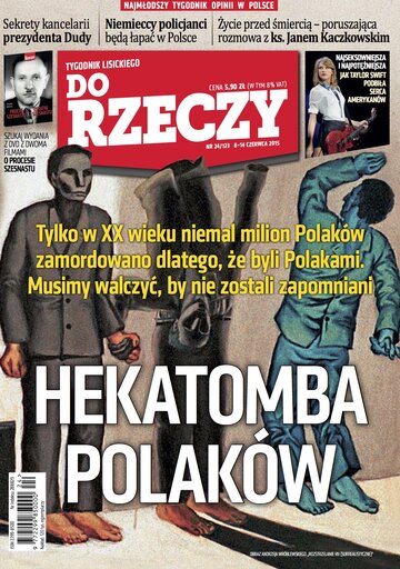 Okładka tygodnika „Do Rzeczy” nr 24/2015 (123)