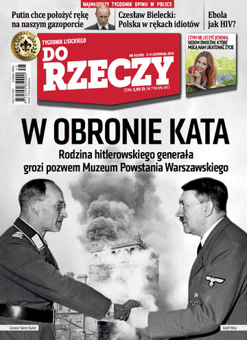 Okładka tygodnika „Do Rzeczy” nr 45/2014 (93)