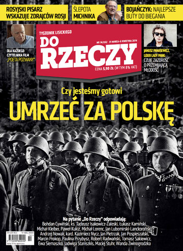 Okładka tygodnika „Do Rzeczy” nr 14/2014 (62)