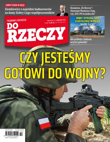 Okładka tygodnika „Do Rzeczy” nr 14/2024 (572)