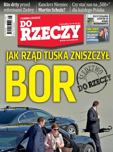 Okładka tygodnika „Do Rzeczy” nr 8/2017 (210)