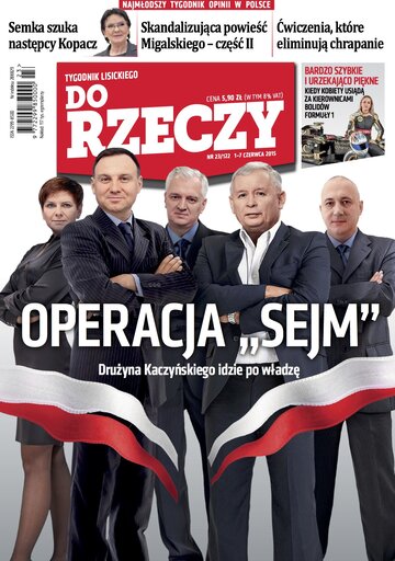 Okładka tygodnika „Do Rzeczy” nr 23/2015 (122)