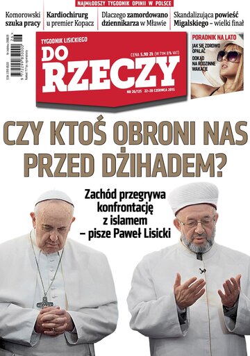 Okładka tygodnika „Do Rzeczy” nr 26/2015 (125)