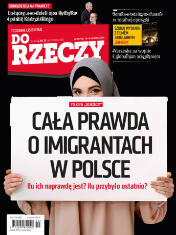 Okładka tygodnika „Do Rzeczy” nr 50/2018 (302)