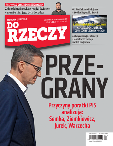 Okładka tygodnika „Do Rzeczy” nr 43/2023 (550)