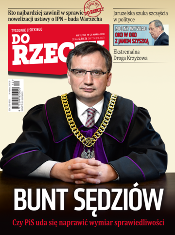 Okładka tygodnika „Do Rzeczy” nr 12/2018 (265)