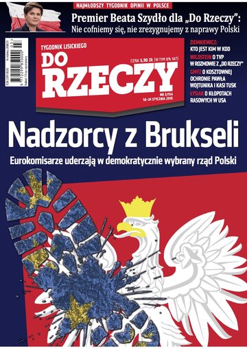 Okładka tygodnika „Do Rzeczy” nr 3/2016 (154)