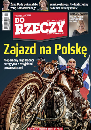 Okładka tygodnika „Do Rzeczy” nr 17/2015 (116)