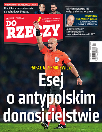 Okładka tygodnika „Do Rzeczy” nr 25/2023 (532)