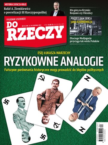 Okładka tygodnika „Do Rzeczy” nr 34/2022 (490)