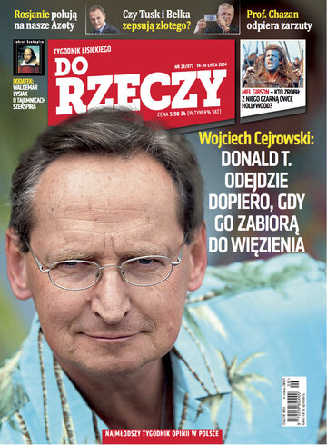 Okładka tygodnika „Do Rzeczy” nr 29/2014 (77)