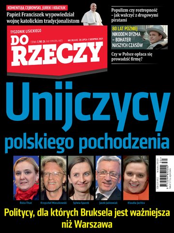 Okładka tygodnika „Do Rzeczy” nr 30/2021 (435)