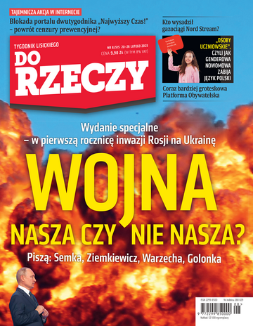 Okładka tygodnika „Do Rzeczy” nr 8/2023 (515)