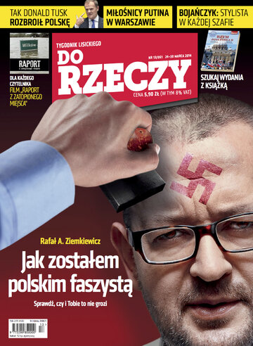 Okładka tygodnika „Do Rzeczy” nr 13/2014 (61)