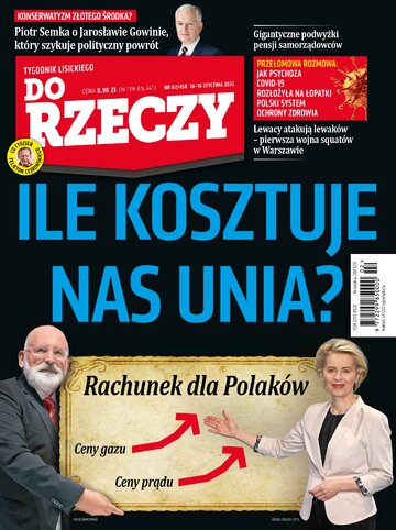 Okładka tygodnika „Do Rzeczy” nr 2/2022 (458)