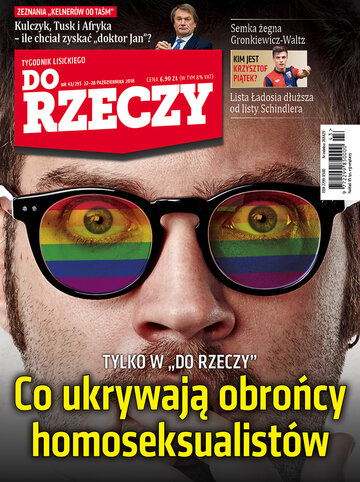 Okładka tygodnika „Do Rzeczy” nr 43/2018 (295)