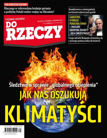 Okładka tygodnika „Do Rzeczy” nr 35/2023 (542)